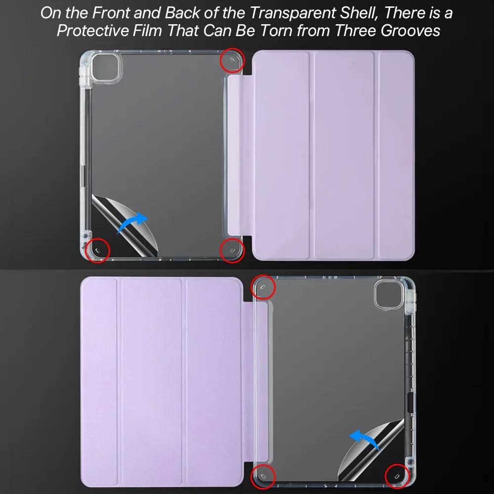For iPad Case For iPad 10 10th Generation Pro 13 M4 12.9 11 3th Air 11 13" 4 5 10.9 iPad 10.2 7th 8th 9th 9.7 5th 6th Cover