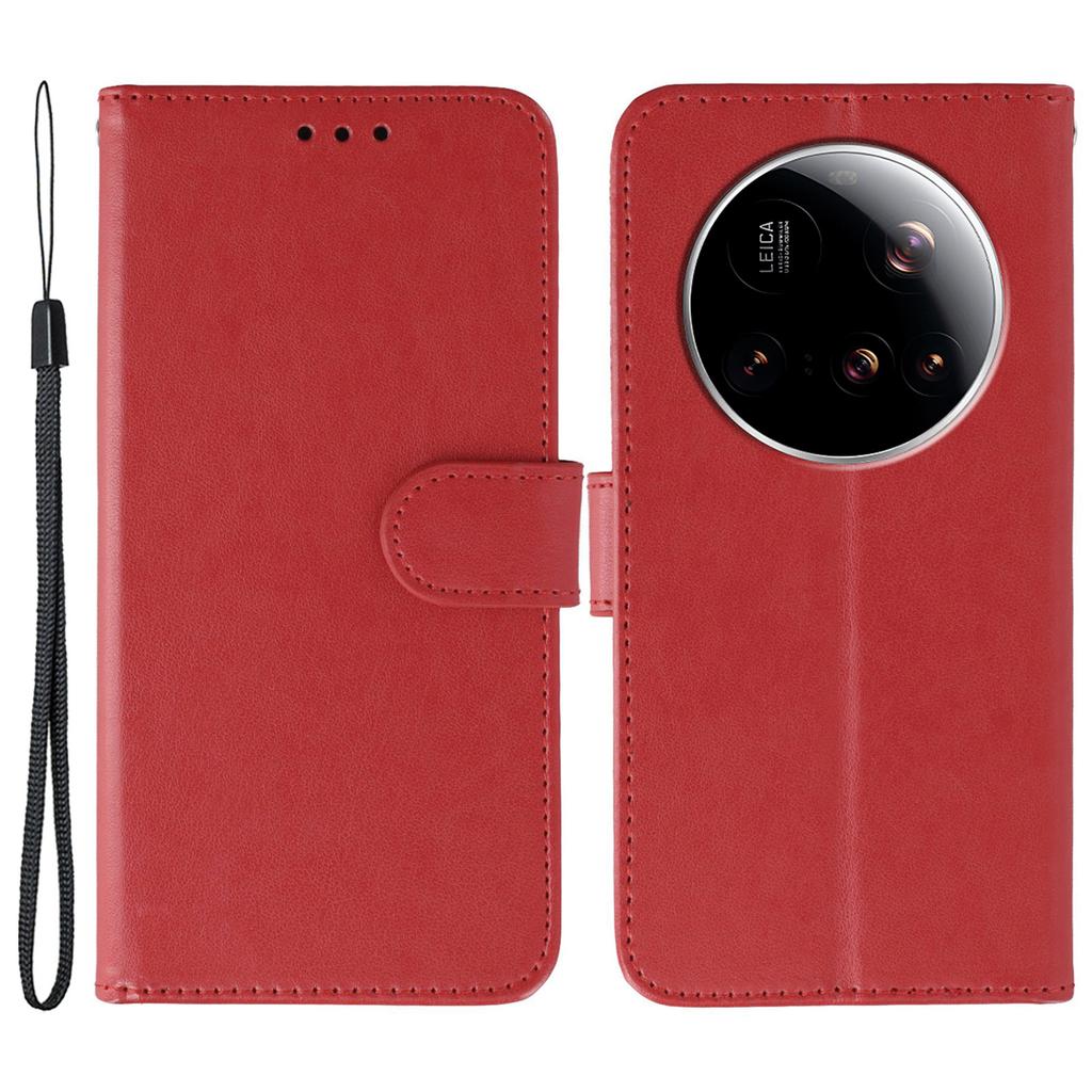 Для Xiaomi 15 Ultra Чехлы PU Кожаный Флип Кошелек Чехол для Телефона с Ремешком