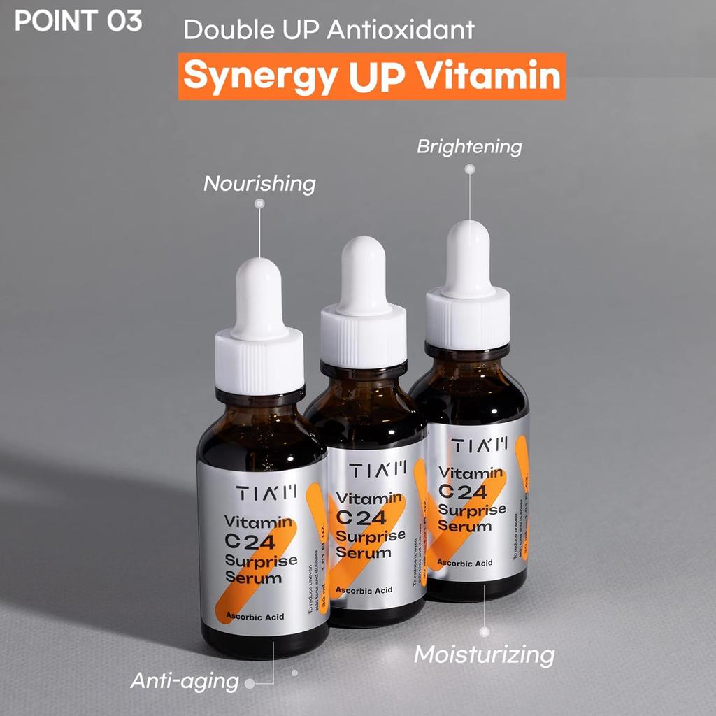 TIAM Сыворотка-сюрприз с витамином C24 (30 мл 1,01 жидкая унция.) Уход за кожей лица
