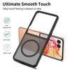 For Motorola Razr 60 Ultra 5G Case Compatible with MagSafe TPU Frame Acrylic Back Phone Cover Skin Touch