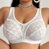 Бесшовный тонкий бюстгальтер с кружевом на большую чашку, соблазнительное нижнее белье больших размеров, майка-топ, на косточках