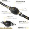 3/8" Fuel Line Assembly, 6FT Nylon Braided Marine Fuel Hose with Primer Bulb and Stainless Clamps, Universal Fuel Line Kit for Outboard Boat Motor,