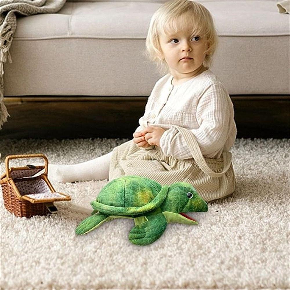 Movable Mouth Plush Shark Puppet Hand Doll Sea Animal Puppets Christmas Early Education