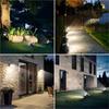 900LM солнечные светильники уличные водонепроницаемые 52LED 3 режима освещения садовый двор точечный светильник на солнечной батарее для наружного ландшафтного декора