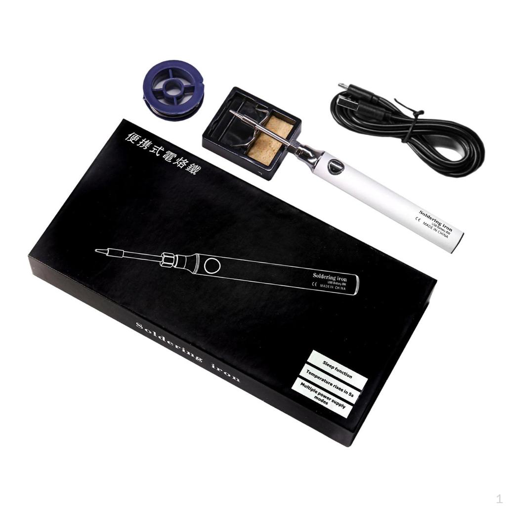 Электрический паяльник набор портативный припой провод DIY 5V для