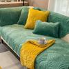 Мягкий бархатный стеганый диван-полотенце Nordic, утолщенный короткий плюшевый секционный диван-чехол, нескользящие чехлы для дивана для гостиной