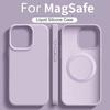 Для Magsafe Жидкий Силиконовый Магнитный Чехол для Телефона Для iPhone 16 15 13 14 12 Pro Max Plus Чехол Для iphone 16 Pro Max Аксессуары