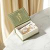 Creative Book Shape Ring Box Velvet Jewelry Packaging Durable Engagement Ring Case  Gift Box