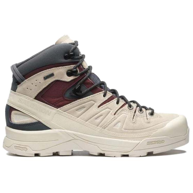 SALOMON Кроссовки X-ALP Mid GORE-TEX Almond Milk Unisex Cream Catawba-Grape Turbulence L47638600