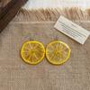 Summer Fresh Niche Mori‑Style Women Ear Hooks, Ins‑Unique Fruit‑Shaped High‑End Earrings