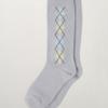 SATUR (W) Argyle Socks_Light Grey