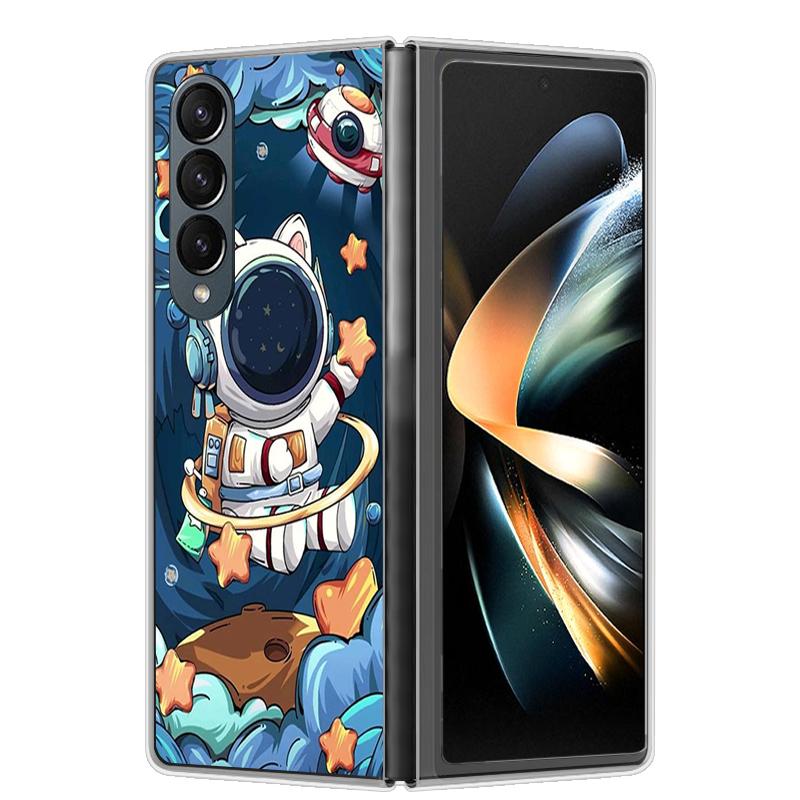Чехол для Samsung Z Fold 4 ZFold 5 4 5G Жесткий прозрачный чехол для телефона для Samsung Galaxy Z Fold4 Fold5 Ударопрочный бампер Fundas