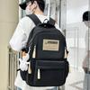 Schoolbag is specially designed for new schoolbags, female students, nylon retro simple, junior high school students, male large-capacity couple .