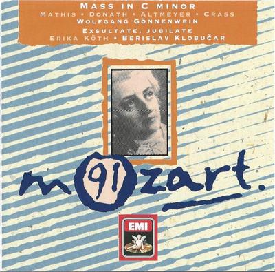 CD МОЦАРТ - Месса до минор CDZ7670192 EMI 1990 Европа Классика Б/У