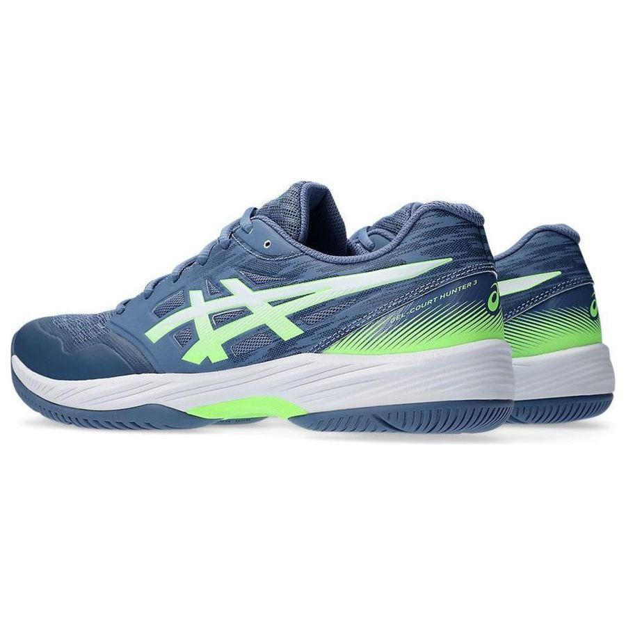 Asics Мужские кроссовки Gel Court Hunter 3 Denim Blue Lime-Burst 1071A088-402