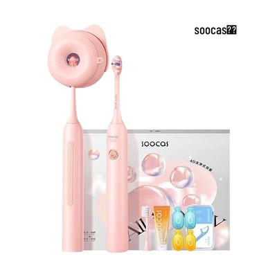 SOOCAS D3S Кошачья Лапка Звуковая Электрическая Зубная Щетка Подарочный Набор Вилка CN (адаптер в комплекте)