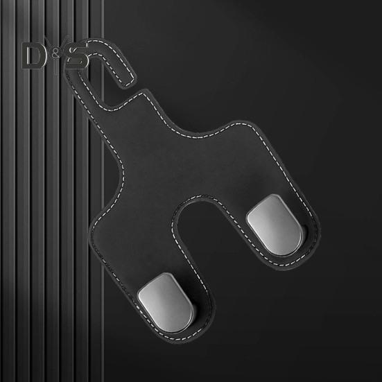 Двойные крючки на спинку автомобильного сиденья, высокая прочность, сильная несущая способность, простая установка, скрытый многофункциональный органайзер для хранения, крючок-вешалка