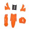 Motorcycle Fairing Cover Kit Orange Front Wheel Mudguard Splash Guard Kit for Senior Adventure
