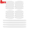 4/8Pcs Car Door Handle Bowl Scratch Protective Stickers Universal Invisible Cars Sticker Handle Anti-collision Protection Strip
