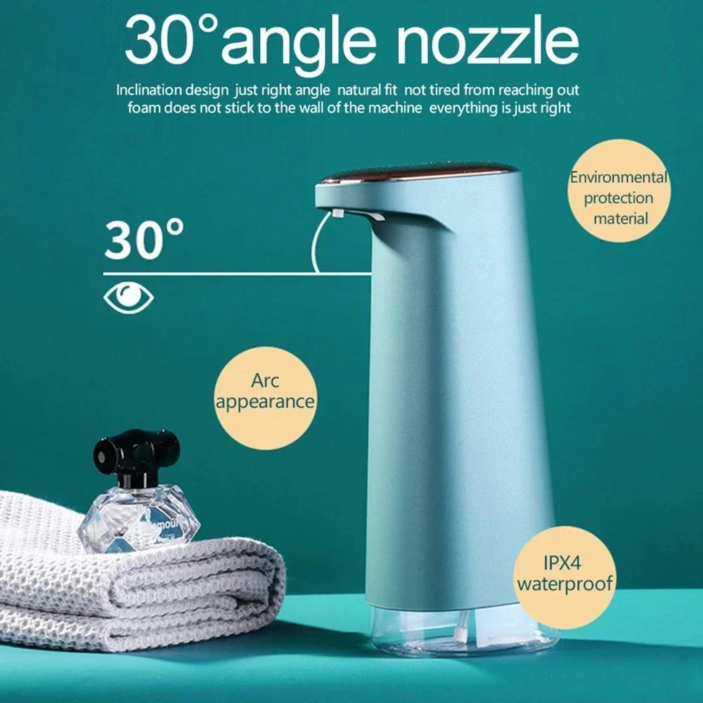 Автоматический дозатор мыла USB перезаряжаемый вспенивающийся бесконтактный портативный дозатор жидкого мыла без рук для ванной комнаты KitchenAu