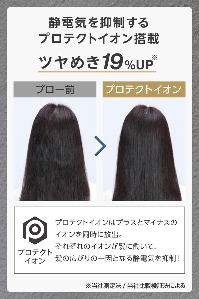 TESCOM Nobby by TESCOM White Ash Hair Dryer NIB400A-W/E, Lightweight, Compact, 1.7m, Easy-to-Unplug Plug