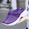 Fashion Ladies Wearing Mesh Walking Shoes Breathable and Soft for Spring and Summer Thick Soled Casual Slippers Lightweight Ankle Shoes