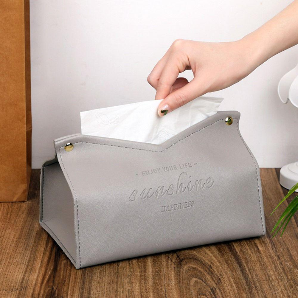 Modern Large Storage Dispenser Tissue Case Paper Towel Box Car Tissue Box Napkin Holder