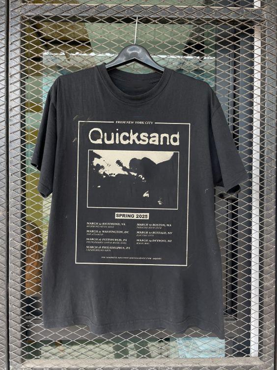 Quicksand отказались от североамериканского тура 2025 года Футболка Полный размер S5XL Унисекс Футболка