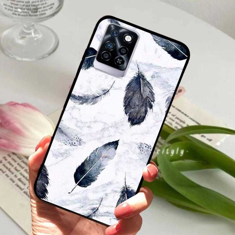 Чехол для Infinix Note 10 Plus Черный Мягкий силикон ТПУ Задняя крышка Для Infinix Note10 Pro NFC Чехол для телефона Note 10 Pro Plus Бампер