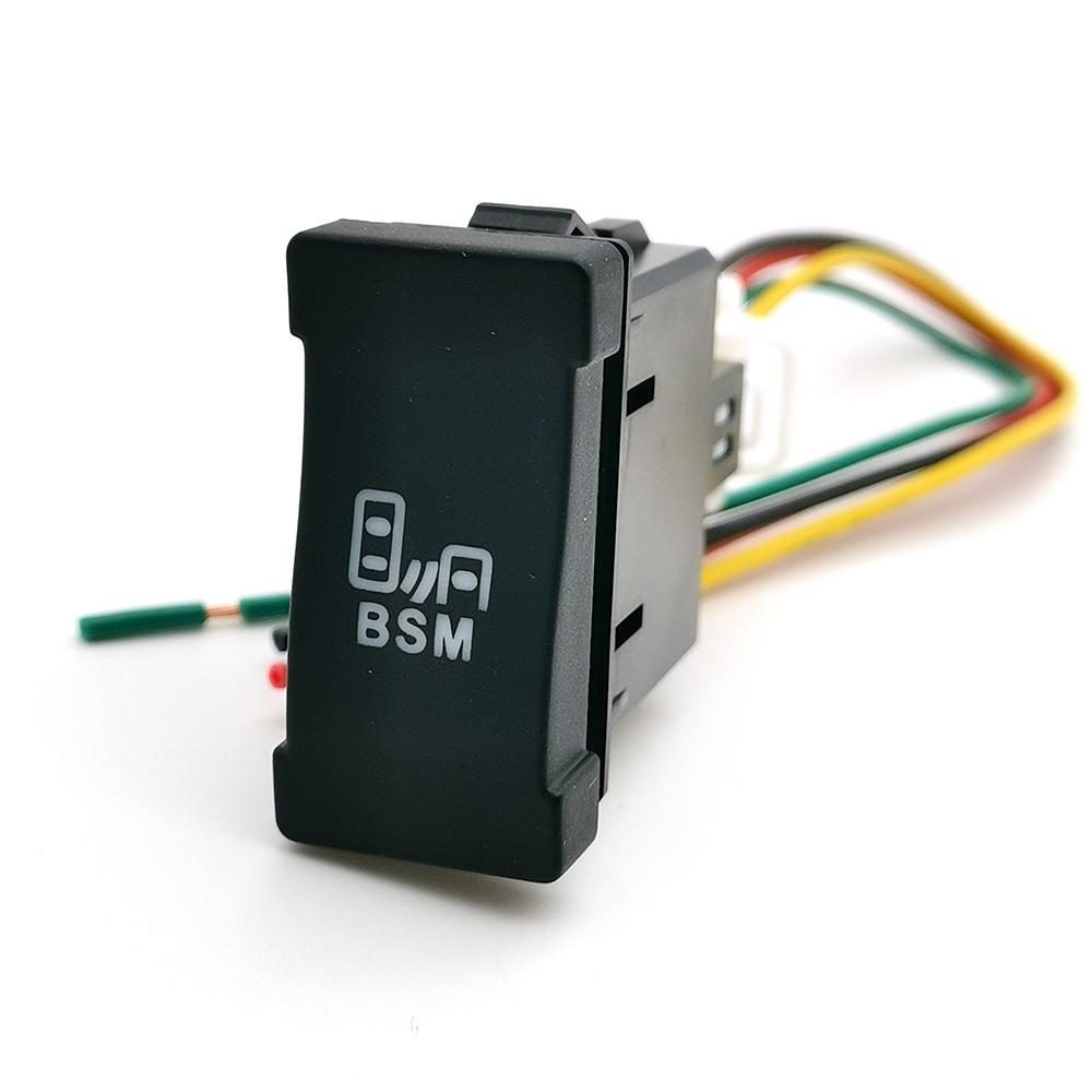 1PC Red LED Light Car DRL Front Rear Fog Light Power On Off BSM Switch Button With Wire for Iveco Auto Accessories