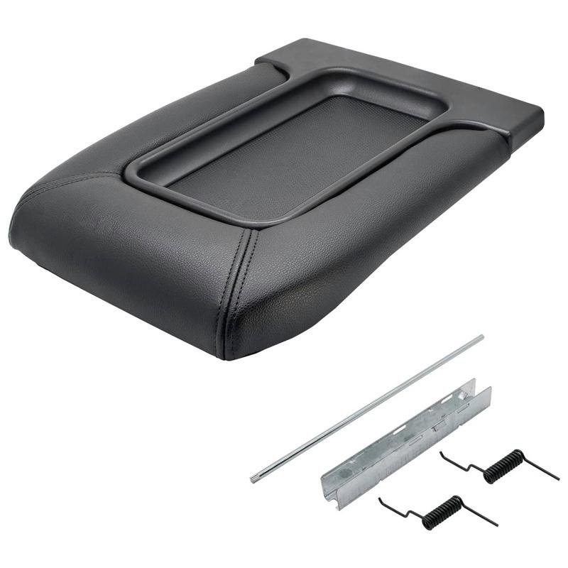 Car Armrest Box Center Console Lid Leather Armrest Cover For Cadillac GMC Vehicles 19127364 Interior Accessories