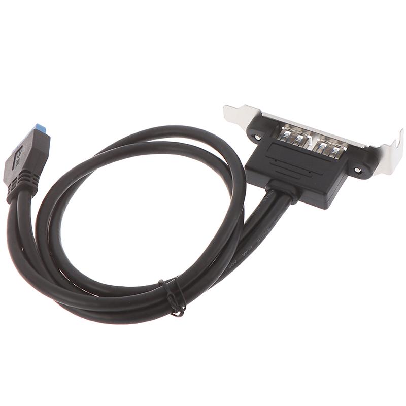 2Ports Usb 3.0 Back Panel To Motherboard 20Pin Header Connector With Pci Slot