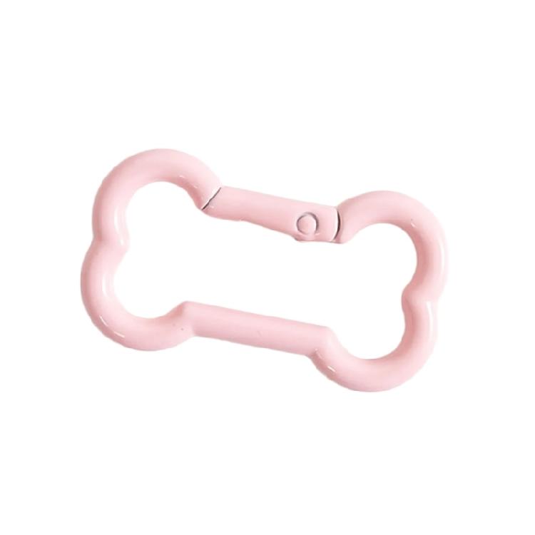 Брелок-брелок из цинкового сплава в форме кости Декорация Пружинный замок Доступен в 6 игривых цветовых вариантах