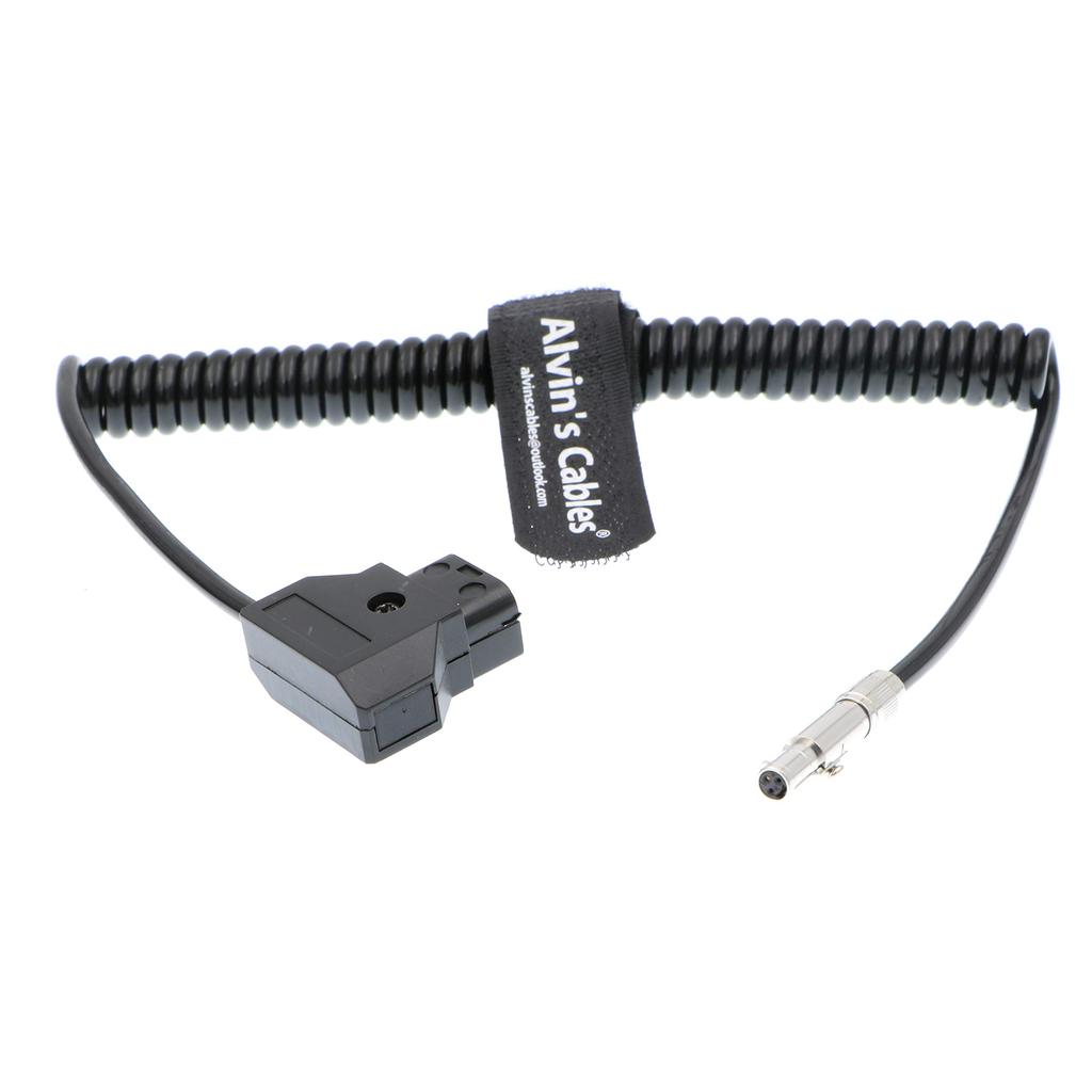 Кабель питания с витым шнуром для монитора Alvin's Cables Odyssey 7 7q, оригинальный 3-контактный NSC3F на D-tap P-tap