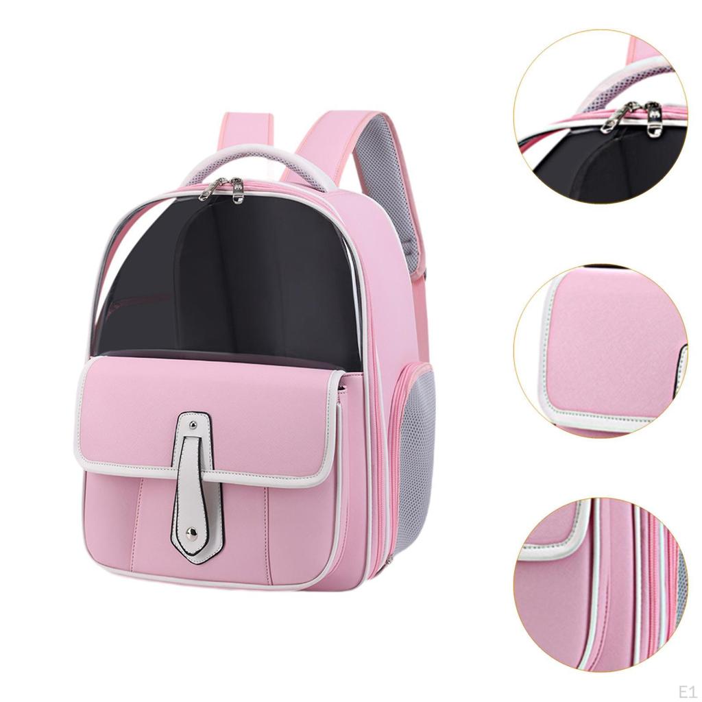 Рюкзак для кошек, сумка-переноска с дышащей сеткой, прозрачным окном, портативный, для путешествий с домашними животными