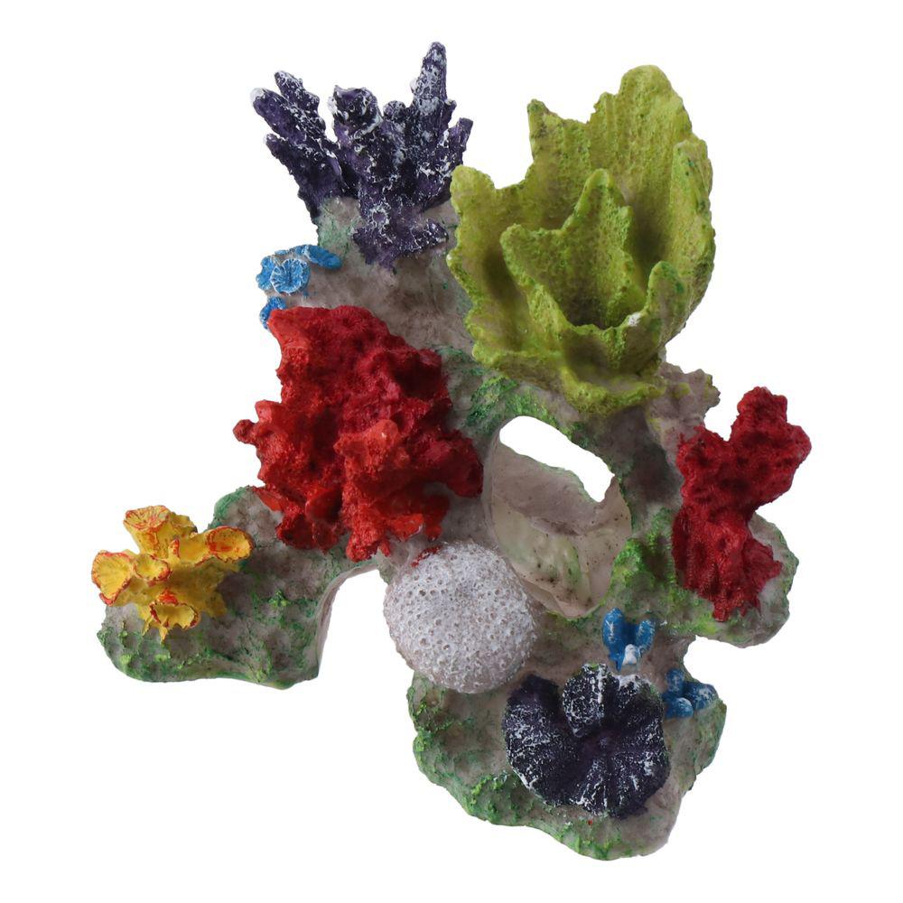 Fish Hideout Aquarium Decor Artificial Resin Fish Tank Decor Breed Coral Ornaments  Betta