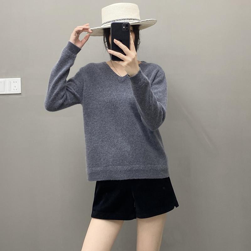 Женский свитер Qinghe 100% чистый кашемир - Ультрамягкий роскошный зимний пуловер