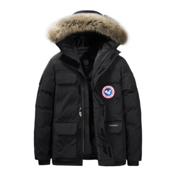 Winter Plus Velvet Thickening Couple Cotton -Padded Jacket Windproof Plus Size Warm Jacket