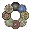 Ethnic Style Pattern Round Small Creative Thickened Mouse Pad Keyboard Pad Office Cup Table Mat Production
