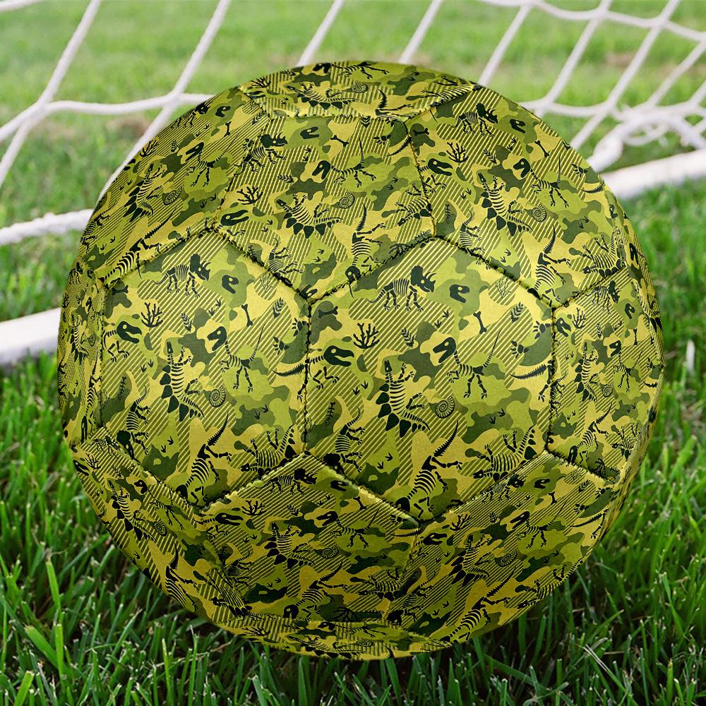 1pc Dinosaur Camouflage Soccer Ball Size 5, Suitable for Practice Matches/Training, Ideal for Indoor and Outdoor Sports. c63020