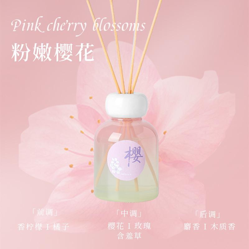 Pink Gardenia Aromatherapy Bathroom Home Indoor Durable No Fire Aromatherapy Essential Oil Hotel Fragrance Ornaments