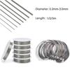 99.99% Pure Titanium Wire Ti  Metal Line Diameter 0.2mm-3.0mm DIY Material