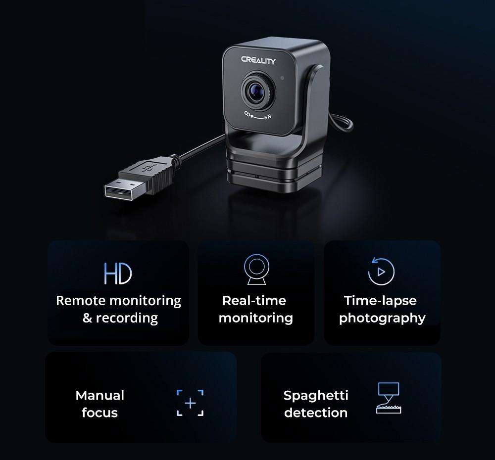 Интеллектуальный комплект камеры с экраном управления 3D-принтером Creality Nebula, разрешение 1920x1080, удаленный мониторинг
