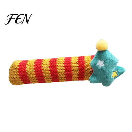 Thermal Door Handle Covers for Winter Knitted Christmas Doorknob Covers, Santa Reindeer Decor, Anti?Slip Protector Sleeves, Holiday Decoration