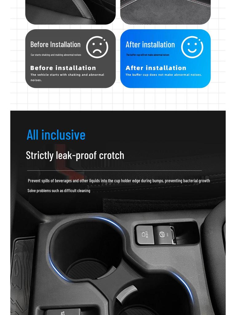 Silicone Cup Holder for 2025 Subaru Forester Interior, Right-Hand Drive Only