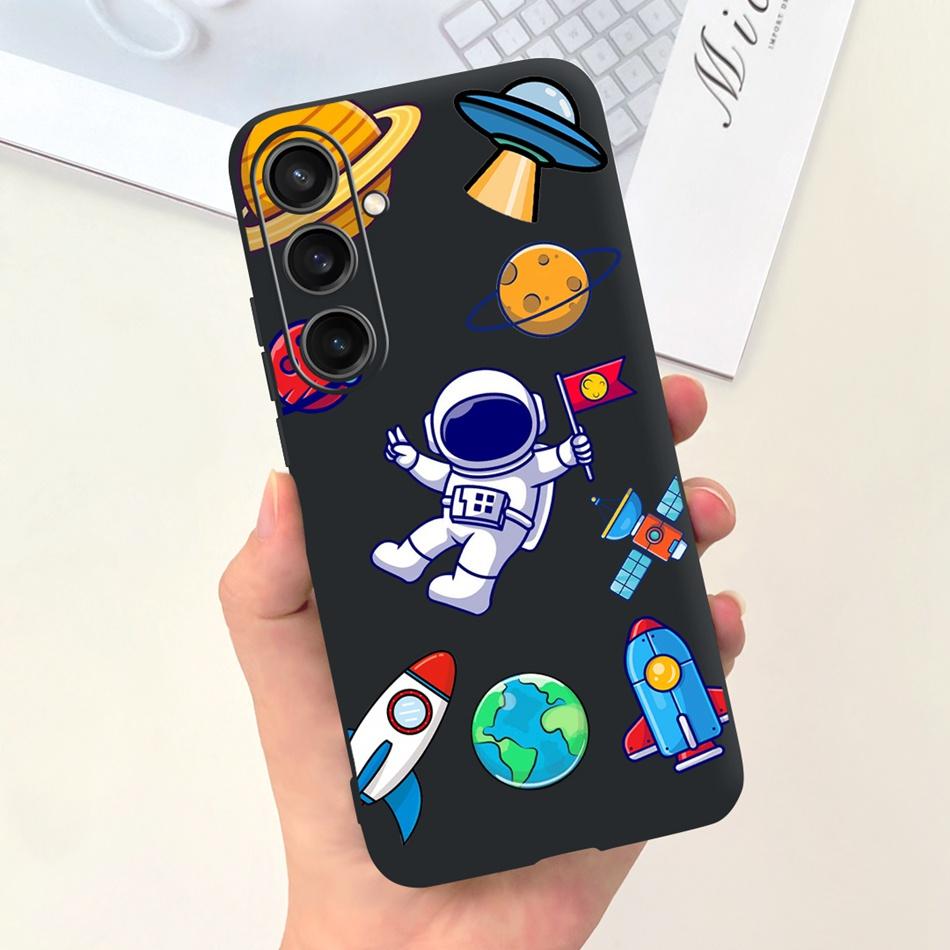 For Samsung Galaxy S23 FE Fashion Sunflower Butterfly Painted Case For Samsung S23FE 5G S 23fe SM-S711B Soft Silicon Jelly Cases
