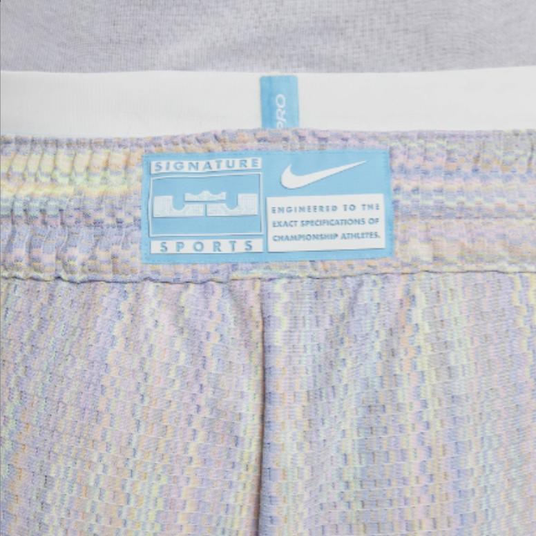Nike Dna Dri-Fit LeBron средней посадки модные мягкие удобные повседневные шорты мужские шорты Mountain-Peak-белые FZ1057-121