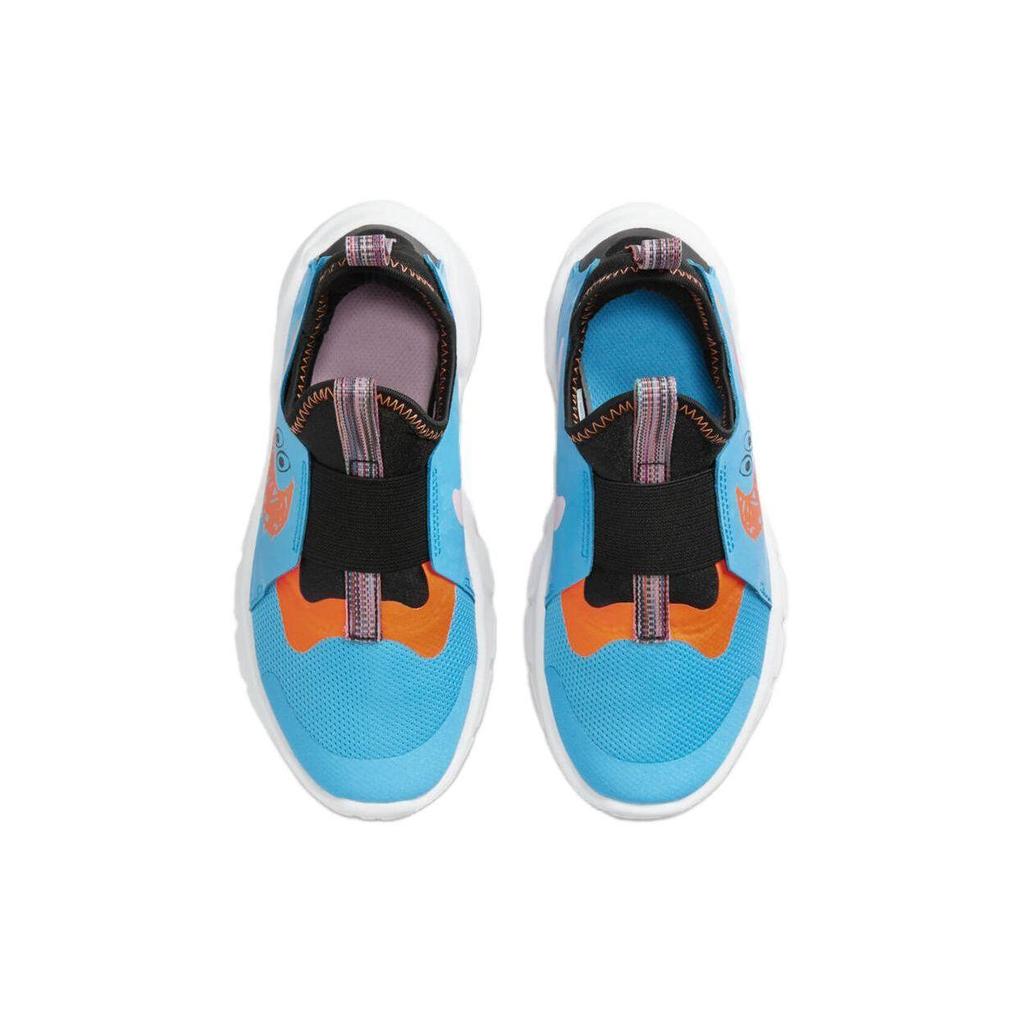 Nike Flex Runner 4 (ПС/ГС) DZ4487-400 Сине-белые детские слипоны для бега