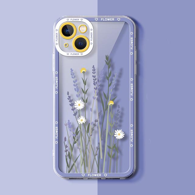 Чехол для телефона с цветком лаванды для Xiaomi Redmi Note 11 11S 10 10S 9S 9 Pro Max 8 7 6 5 Plus 10C 9A 9C 8A 7A 6A 5A силиконовый чехол