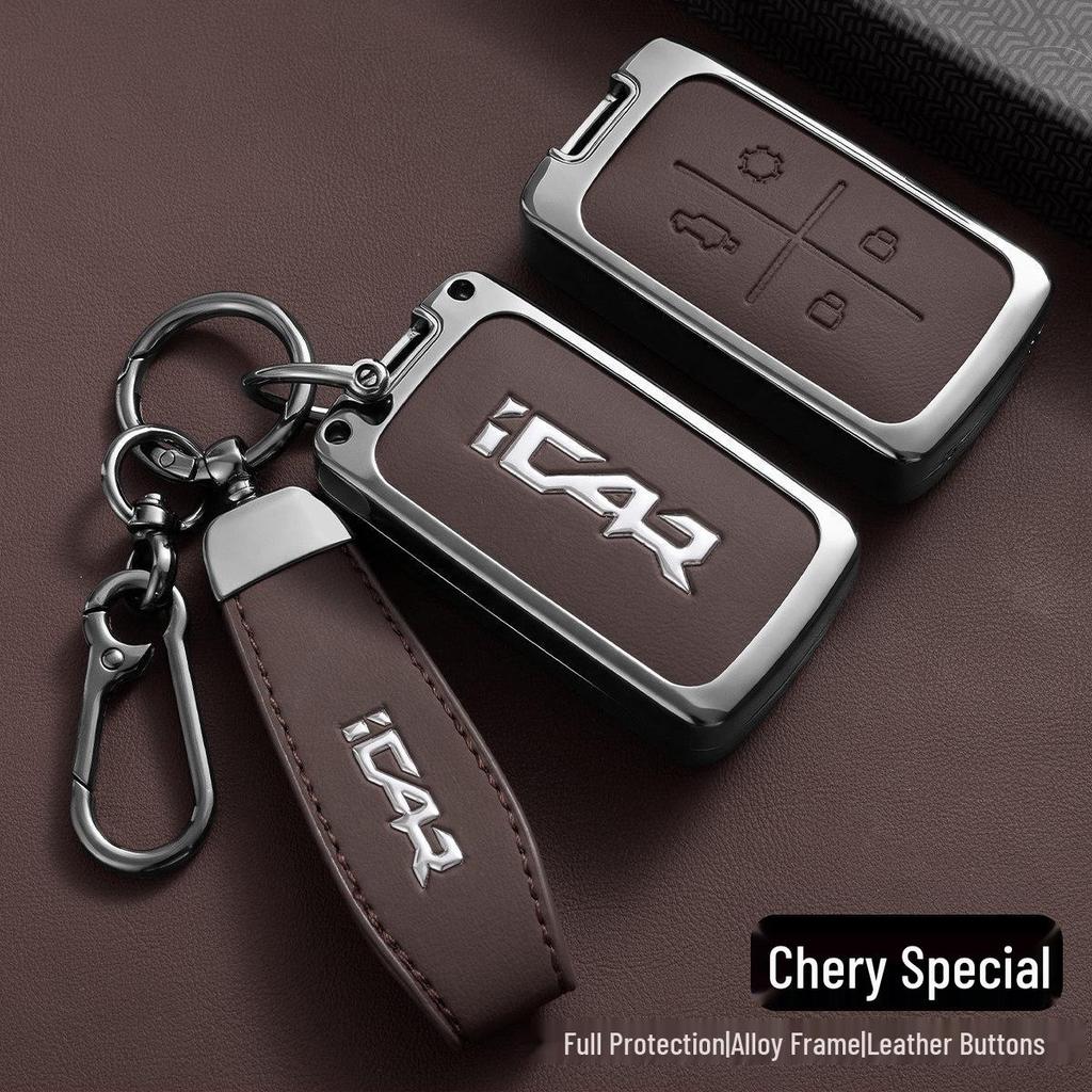Чехол для ключей Bluetooth для электромобиля Chery iCAR V23 - Премиальный умный чехол для пульта дистанционного управления